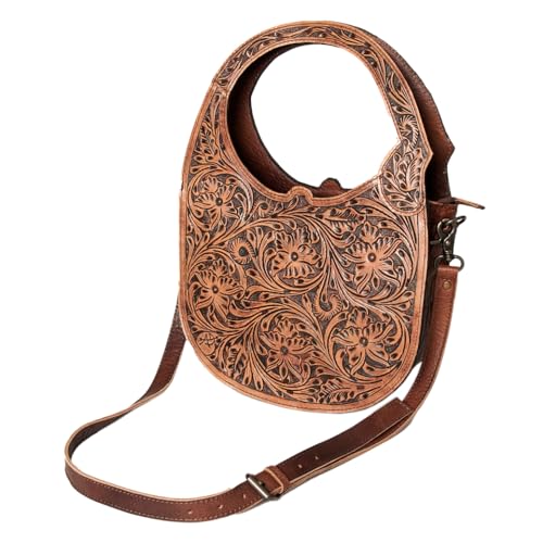 American Darling Clutch Hand Tooled Crocodile Embossed Genuine Leather Women Bag Western Handbag Purse| Leather Clutch Bag