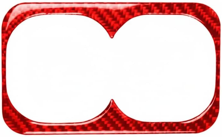 Car Interior Accessories is Decoration Cover Sticker Trim Compatible with Mitsubishi Lancer EVO 2008-2015 (Black Carbon Fiber, Navi System Set (08-15, 3pc))