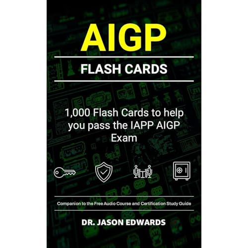 AIGP Flash Cards Audiobook By Jason Edwards cover art