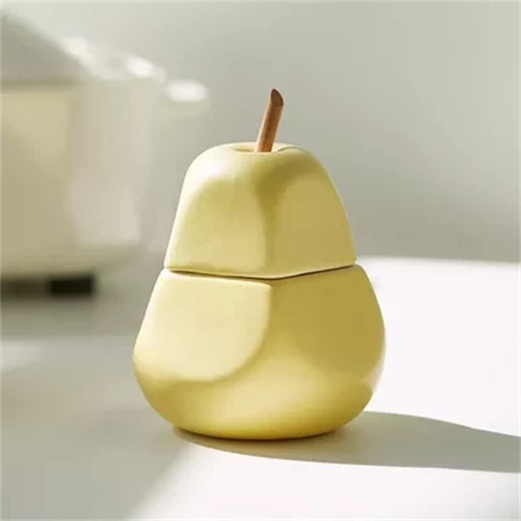 Ceramic Seasoning Jar with Spoon Cream Storage Kitchen Chili Soy Sauce