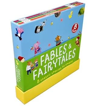 Fables and Fairytales Classic Picture 8 Books Collection Box Set (Three Billy Goats Gruff, Little Red Riding Hood, Jack And The Beanstalk,Hare And The Tortoise,Goldilocks And The Three Bears & More)
