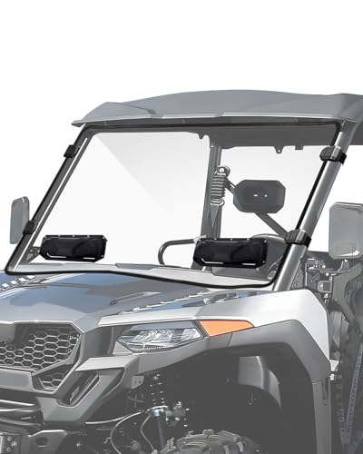 StarknightMT UForce 600 Front Windshield Vented Scratch Resistant Window Compatible with CFMOTO UFORCE 600 2021-2026/ 800XL 2025 2026 Clear UTV Full Windshield PC