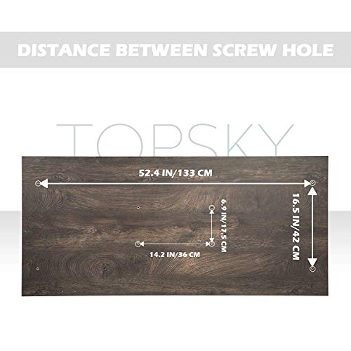 Topsky Dual Motor Electric Adjustable Standing Computer Desk Black Frame With 58.3’’X26.8’’ Espresso Gray Board #TOP5