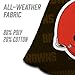 YouTheFan Officially-Licensed NFL Cleveland Browns Set of 4 Cornhole Bags - All Weather Regulation 6” x 6” Size - 16oz Weight - Designed in USA
