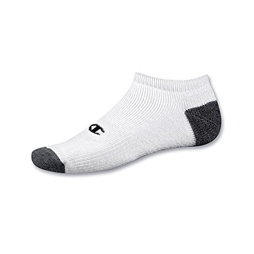 Champion Double Dry Performance Men's No-Show Socks â€” Extended Sizes 6-Pack