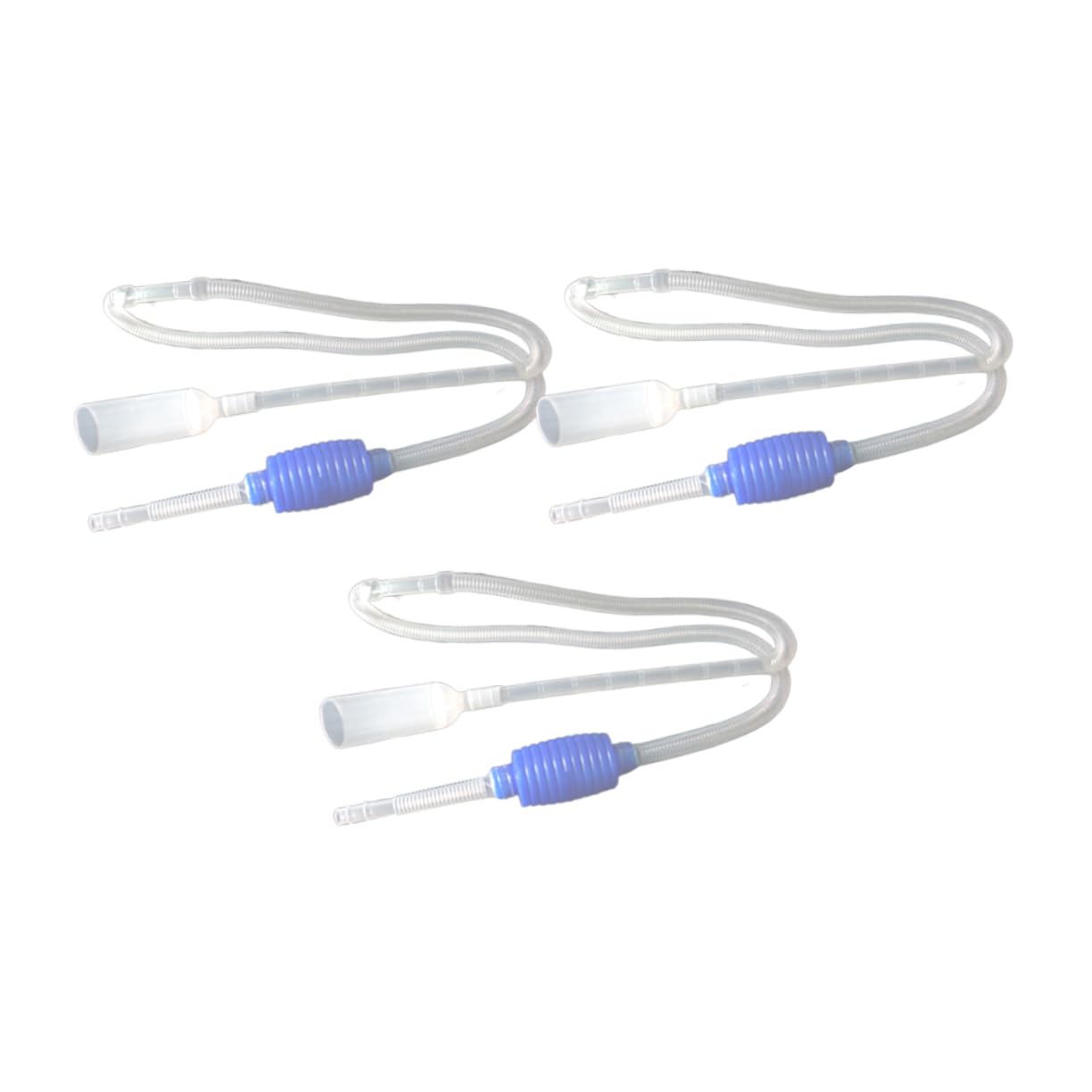 BCOATH 3pcs Fish Tank Water Changer Aquarium Gravel Vacuum Cleaner Pump Easy Install Use Daily Maintenance Tool