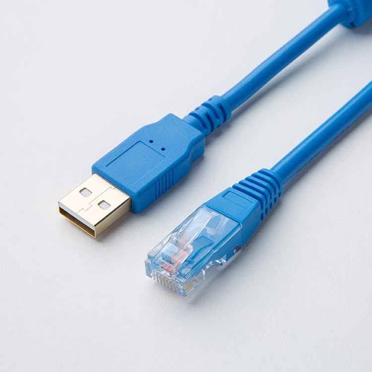 Suitable for USB-KOYO PLC Programming Cable SN SM SH SR DL NK Series Data Upload/Download Cable Blue Gold-Plated Model
