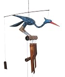 Cohasset Gifts 147B Cohasset Happy Bobbing Head Bird Bamboo Wind Chime