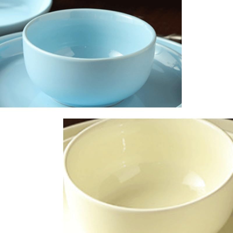 Ceramic Bowls Salad Household Rice Soup Fruit Dessert Baking