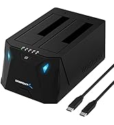 Sabrent USB Type-C SATA 2.5” & 3.5” Dual Bay Hard Drive Docking Station | Offline Cloning | Up to...