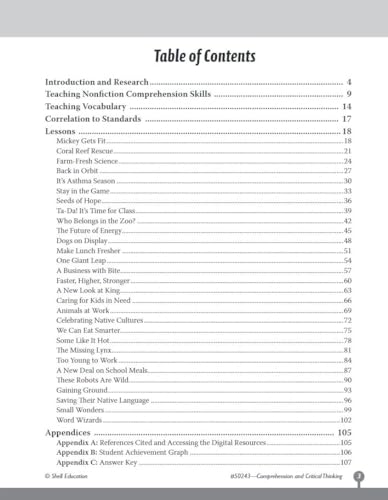 Comprehension and Critical Thinking Grade 3 (Comprehension & Critical Thinking)