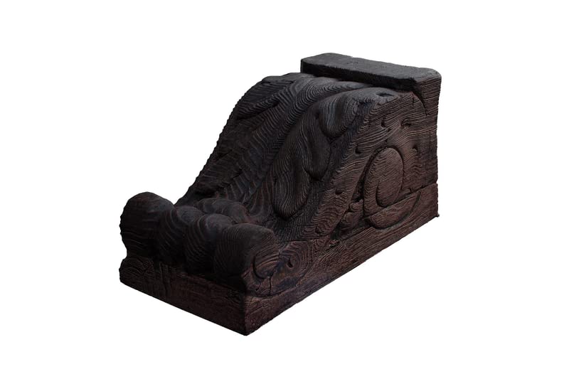 Mensula para Viga de Poliuretano 13cm x 27,5cm x 14cm Nogal Oscuro