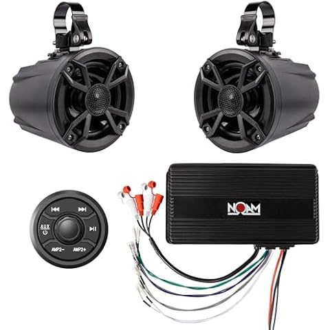 NOAM NUTV5 - Marine Bluetooth ATV/Golf Cart/UTV Speakers Stereo System Cover