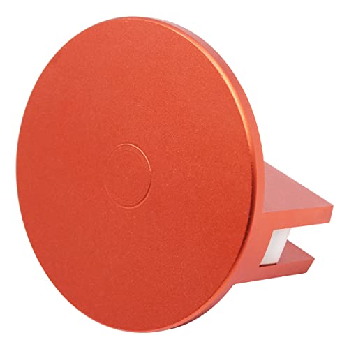 Image of Car Universal Aluminum Grooved Magnetic Jack Pad,Jack Pad Weld Frame Rail Adapter(Orange) with 0.4 inchSlotted Groove,Use for Car SUV Truck Pickup Maintenance,Repair and Tire Replacement