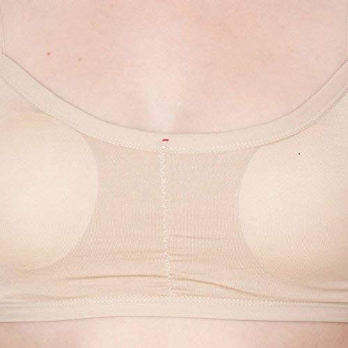 Image of Girls Cotton Lightly Padded, With Removable Pads Non-Wired Bralette Bra
