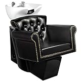 muebles de peluqueria olx lima  Activeshop Lavabo hacia atrás GABBIANO BERLIN Peluquería Barbero Salón de Peluquería Mueble de peluquería Negro