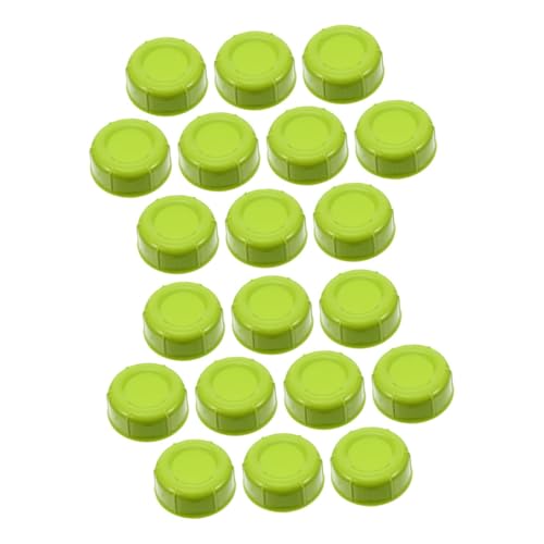 MOBUTOFU 20 Stück Teiliges Babyflaschen Verschlusskappen aus Lebensmittelechtem Material Auslaufsichere Schraubdeckel zur Frischhaltedichtung Geeignet für Muttermilch und Milchaufbewahrung