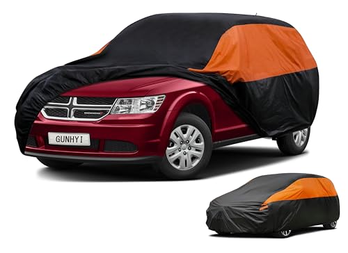 Image of GUNHYI Dodge Car Cover Custom Fit Dodge Journey Waterproof All Weather for Automobiles, Lightweight Full Exterior Cover Outdoor Sun UV Rain Dust Snow Wind Protection.