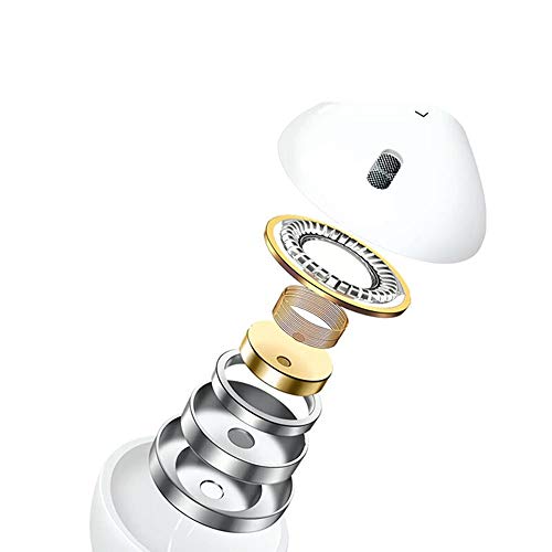 Fone de Ouvido Controle de Volume e Microfone (Branco)