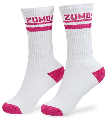 Image of ZUMBA Crew Socks Women - Core Plush High Style Calf Socks for Women, Everyday Comfort 1 Pair