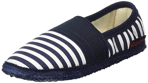 GIESSWEIN Baben, Flache Hausschuhe Unisex Kinder, Dk.blau 548, 31...