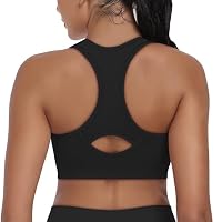 MIRITY Sport BH Damen Fitness Racerback Nahtlos Starker Halt 3er Pack – Ansicht 2