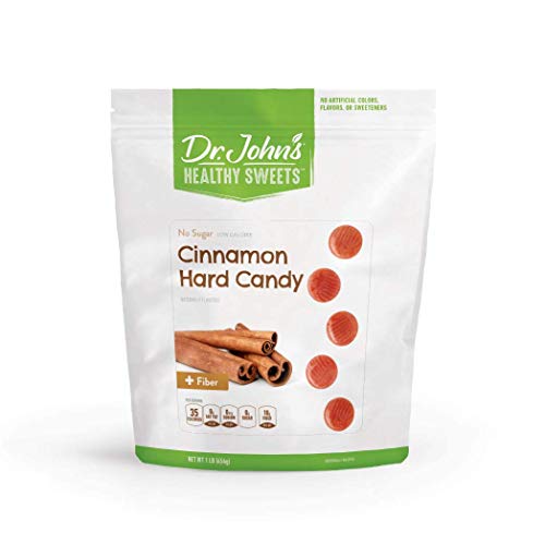 Dr. John's Healthy Sweets Sugar-Free Cinnamon Hard Candies (1Lb) #TOP23