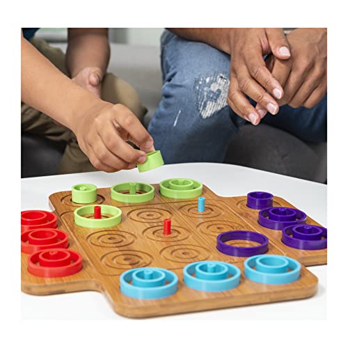 Otrio Wood Strategy-Based Family Board Game Award-Winning Stem Interactive Puzzle Game, For Adults And Kids Ages 8 And Up #TOP5