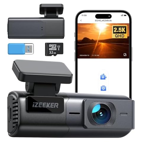 iZEEKER Caméra embarquée WiFi 2,5 K Cover