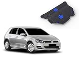 Farbe: Schwarz Unterfahrschutz Motor + Getriebeschutz aus Stahl für Golf VII ab 2013-2019