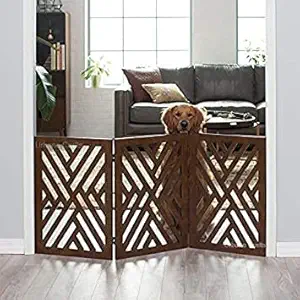 Star Wooden HANDICRAFTS Wooden Room Partition for Living Room/Wood Screen Separator/Room Wall Divider with Stand 3 Panels Living Room/Bedroom/Office/Restaurant