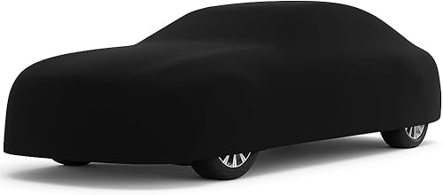 CoverMaster Cubierta interior del coche para Mercedes SL500 Convertible - Negro Satén