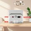 Halogen Heating Lab Moisture Analyzer 200g x 0.001g Spanish English Germany Menu Balance Meter 0.01% Readability 110V 3 Drying Modes Touch Screen RS232 Interface Water Content Test