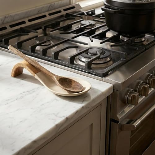 Akasya Saplı Silikon Tezgah Üstü Kaşıklık | Mutfak Kirli Kaşık Altlığı | Şık ve Dayanıklı | Salça Lekesi Tutmaz | 21 cm Boy - Görsel 5