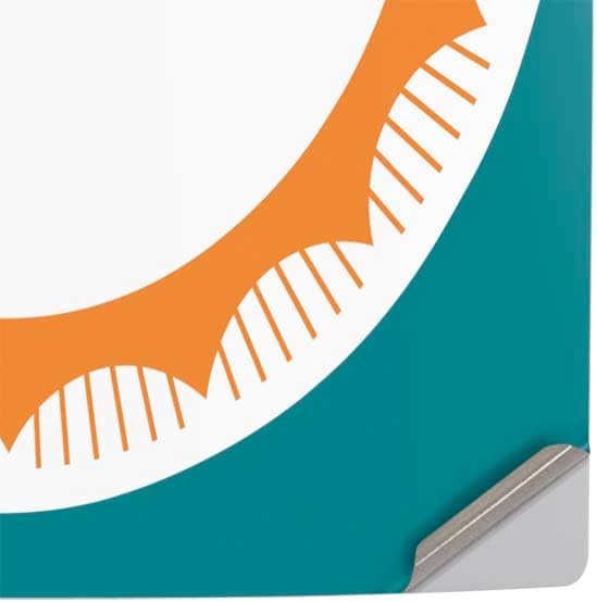 Skinit Decal Gaming Skin Compatible with PS5 Slim Digital Edition Console - Officially Licensed NFL Miami Dolphins Retro Logo Design