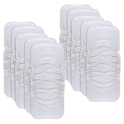 Tdiapers Bamboo Fiber Cloth Diaper Inserts 5 Layers, Reusable And Absorbent,Pack Of 10 #TOP9