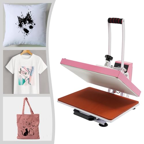 Prensa Térmica Rosa 29x38 cm, Transferencia Para Camisetas miniatura 6