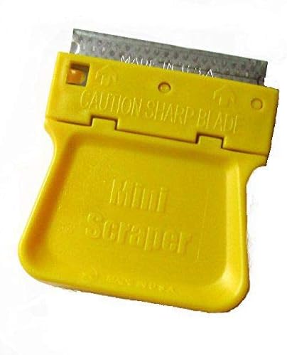 2 Original Mini scraper with Metal Blade Carded U.S. Made Razor Scraper