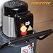 POWERTEC 120/230V Dual Voltage Safety Paddle Switch, 1HP Smart Switch w/Removable Locking Key. Fits Table Saw, Drill Press, and Disc Sanders, Power Tool Safe Guard (71390)