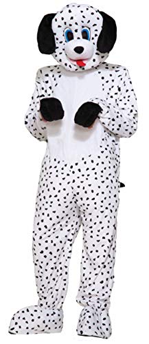 Forum Novelties Men's Dotty The Dalmatian Plush Mascot Costume, Multi Colored, One Size