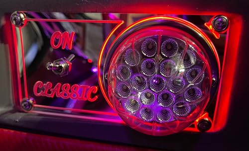 Freightliner Classic Dome Lights Plate Purple Led miniatura 1