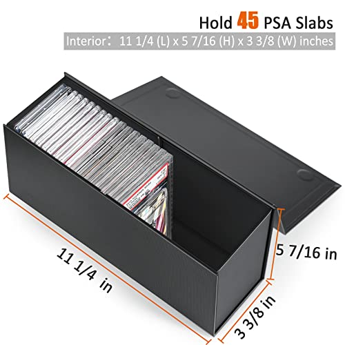 Psa Graded Card Storage Box, Psa Graded Card Storage Holder Container Toploader Box - 2 Pack #TOP3