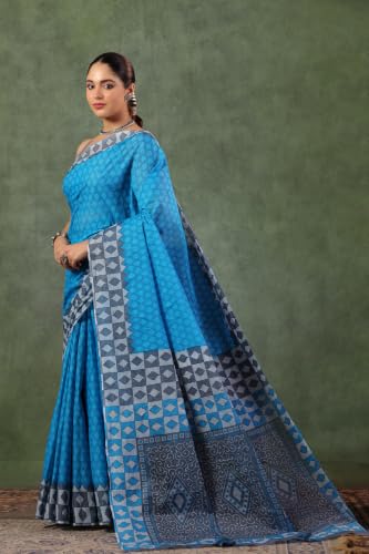 Image of TAMAIRA FASHION Mulmul Pure Cotton Saree For Woman |Office Wear Daily Wear Sarees For Women Without Blouse Piece(Available in 15 Colours)