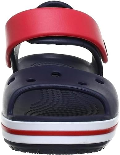 Crocs Kids' Crocband Sandal, Navy/Red, 11 M US Little Kid | Image 1
