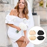 Trinkrittey 4 Pairs Bra Pads Inserts, Small Size Bra Inserts Breast Enhancers Replacement Women's Push up Breast Pads for Swimsuit - Image 7