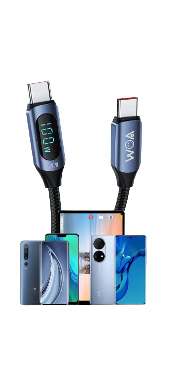 See full amazon price history chart for Walk On Air Smart Fast Charging Type C Led Display Cable Usb C To C 1M 5A Pd 100W 480Mbps Data Sync Nylon Braided Cable For Mobile Phones,Laptops,Tablets&More Latest 2023 Version,Blue Walk On Air Smart Fast Charging Type C Led Display Cable Usb C To C 1M 5A Pd 100W 480Mbps Data Sync Nylon Braided Cable For Mobile Phones,Laptops,Tablets&More Latest 2023 Version,Blue (B0C5973PKW) Amazon Price History, Amazon Price Tracker