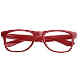 Luntus Elegante chicas niños niños accesorios fiesta gafas marco sin lentes nuevo -rojo