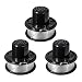Thten Weed Eater Spools Compatible with Black and Decker RS-136 ST4500 ST1000 ST4000 GE600 CST800 ST6800 String Trimmer Replacement Spool Line 20ft 0.065" Edger Refills Parts Auto-Feed (3 pcs Spools)