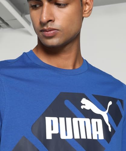 Image of Puma Men's Graphic Print Regular Fit T-Shirt