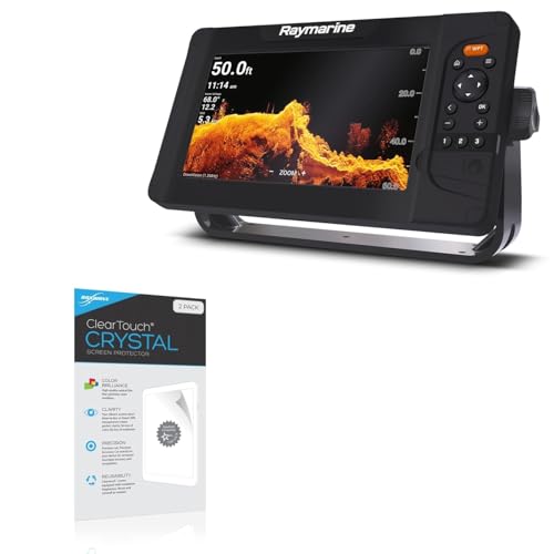 BoxWave Screen Protector Compatible with Raymarine Element 9 HV - ClearTouch Crystal (2-Pack), HD Film Skin - Shields from Scratches